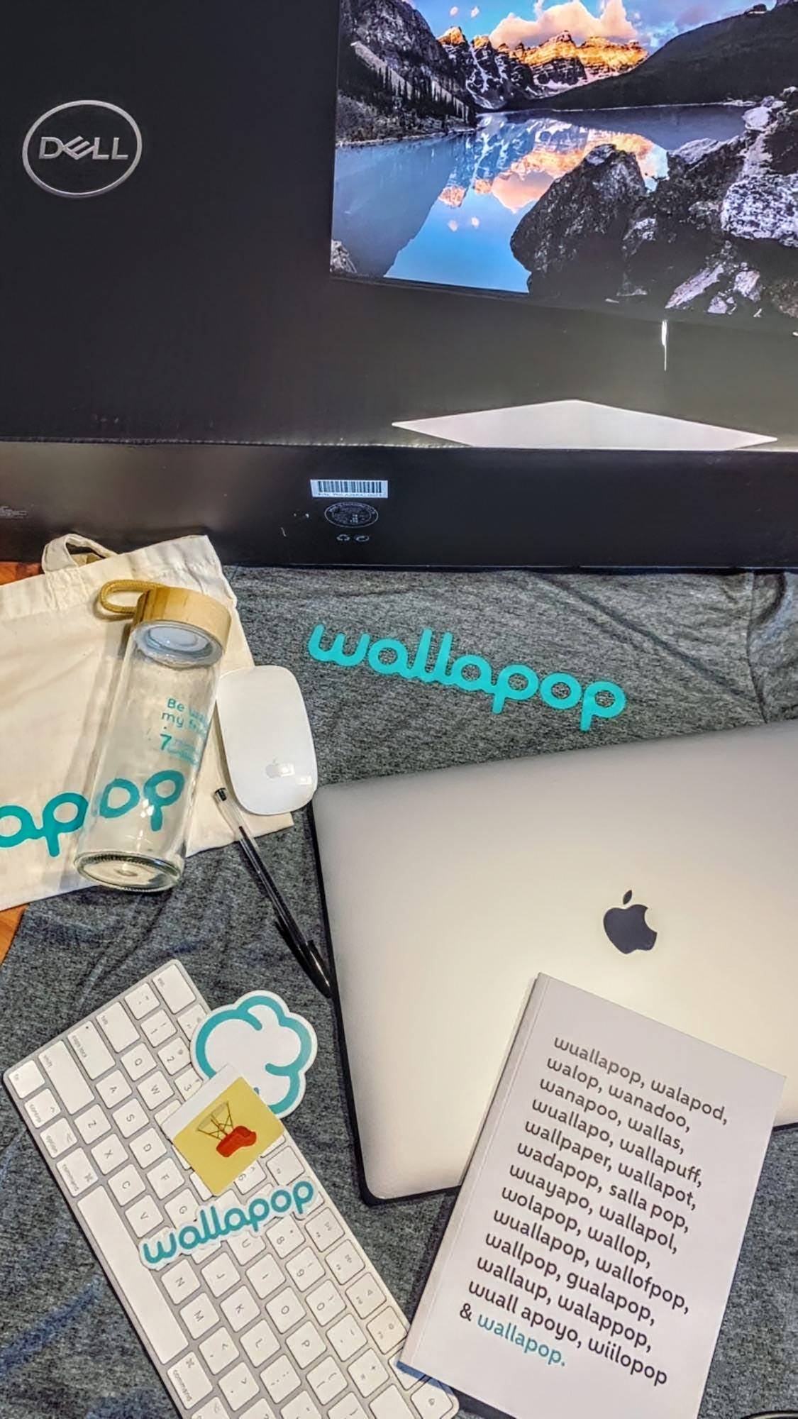 Nighttime street scene with wet road and red traffic lights